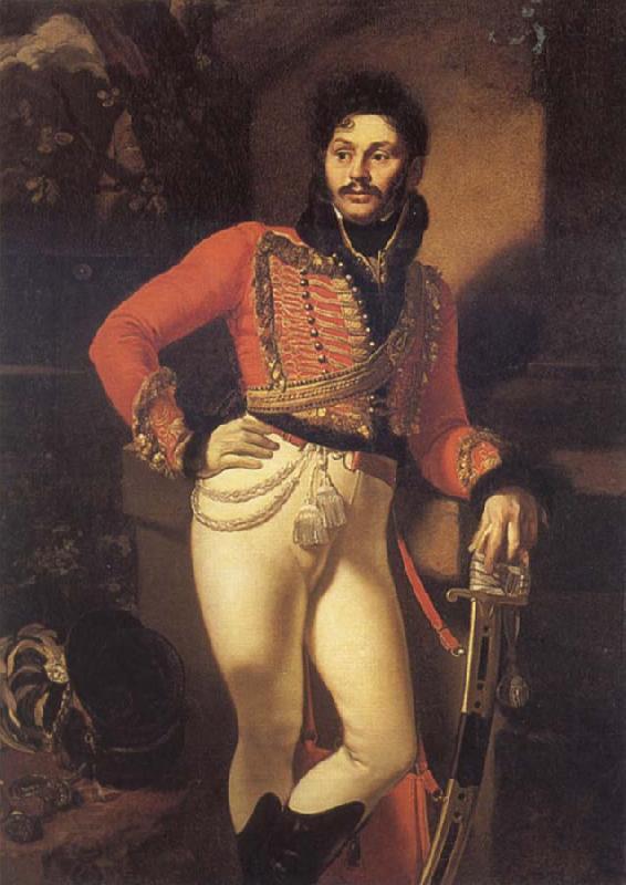 Kiprensky, Orest Portrait of Yevgraf Davydov,Colonel of The Life-Guards oil painting picture